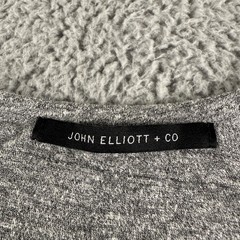 John Elliott + Co Tank Mens L Gray Jersey Lightweight Pocket Scoop Neck USA