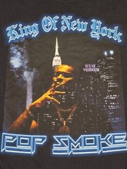 Pop Smoke King Of New York T-Shirt XL Black Hip Hop Music NYC Band Tee