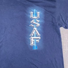 US Air Force USAF Graphic T-Shirt Mens XL Navy Blue MCMXLVII 1947 Eagle Eagle
