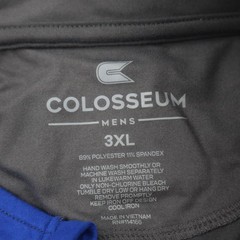 Delaware Blue Hens Colosseum 1/4 Zip Windshirt Pullover Mens Blue 3XL NWT