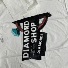 Diamond Supply Co T Shirt Size 2XL White Diamond Shop Short Sleeve Pullover