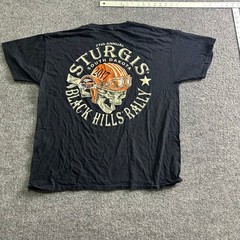 Fruit of the Loom T-Shirt Mens XL Black 2017 Sturgis Black Hills Rally Biker Tee