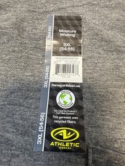 Men’s Shirts, (New w/tags), Athletic Works, S/S Crew Neck Pocket Tee 3XL (54-56)
