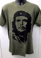 Revolution T-shirt Che Guevara Tee Adult Olive New Men