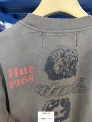 VINTAGE BROWN T SHIRT WORN DISTRESSED PALY HIGH STREET SHORT SUMMER TOP TEE
