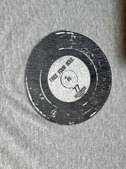 Seventy Seven Shirt Mens Large Gray Free Your Soul 77 Records Graphic Tee Music