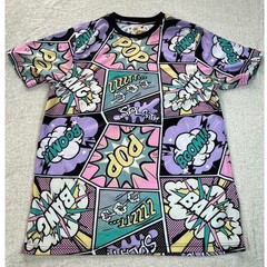 Oh Snap! Drill Clothing Co Mens Comic Pop Art All Over Print T-Shirt Medium