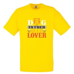 Dog Father Beer Lover Novelty T Shirt Various Colours And Sizes