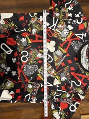 VINTAGE Fresh Prince Of Bel Air Men T-Shirt 3XL Black Playing Cards All Over