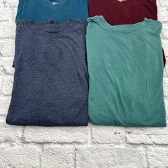 Goodfellow & Co Mens T-Shirt Bundle Size L Lot of 6 V-Neck Crew Neck Multi Color
