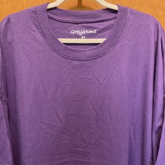 Grey stone Big And Tall Tee Style 101 Purple 8X NWT