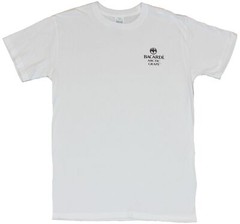 Bacardi Rum Adult New T-Shirt – Artic Grape Flavored Rum Logo