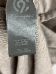 Champion Mens Pullover T Shirt Large Soft Polyester Rayon Spandex Gray READ