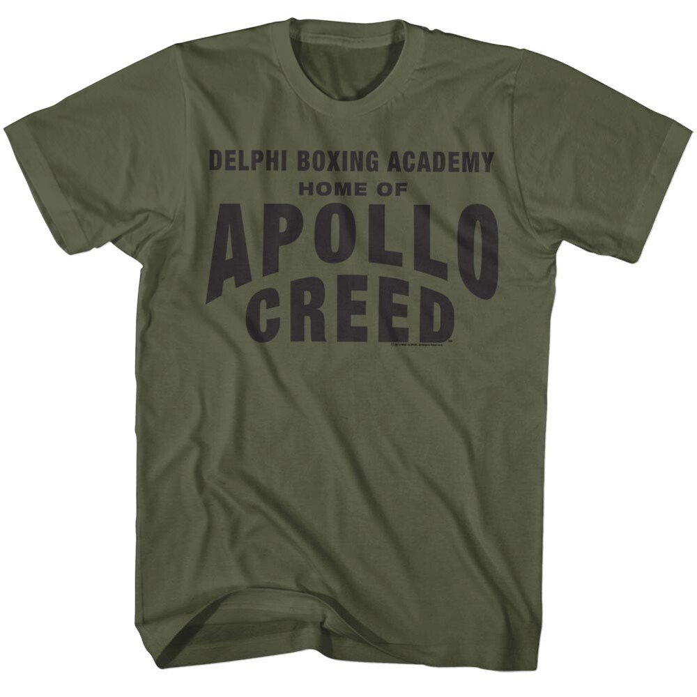 Creed Boxing Movie Delphi Boxing Academy Home Of Apollo Creed Men’s T Shirt