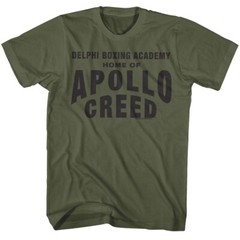 Creed Boxing Movie Delphi Boxing Academy Home Of Apollo Creed Men’s T Shirt