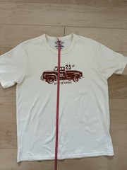 RRL Double RL Ralph Lauren Cream Cotton T shirt Mens size Medium