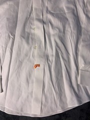 Brooks Brothers Milano Dress Shirt 17-35 White Non-Iron Supima Cotton Men’s