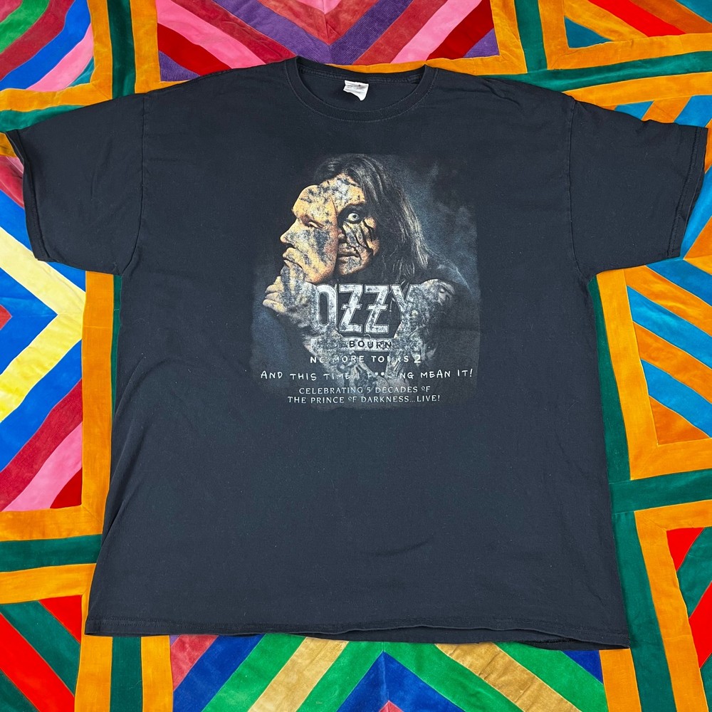 Ozzy Osbourne No More Tours 2 T Shirt 2XL 2018 Stone Sour Black Graphic Tee