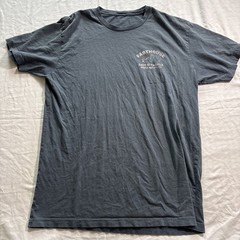 Mens T-Shirt Fasthouse Bait N’ Tackle Snake River Blue Large