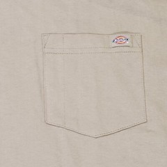 Dickies T-Shirt Men’s 4XL Khaki Heavy Weight Cotton Short Sleeve New