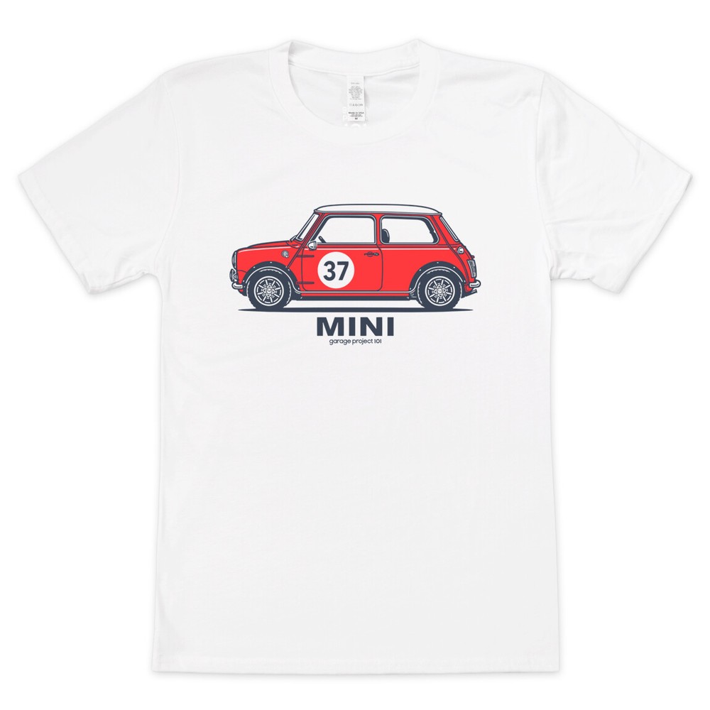 Classic Mini Cooper S Side Graphic printed on Men’s T-Shirt