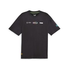 PUMA Mapf1 X Mad Dog Jones Graphic Crew Neck Short Sleeve T-Shirt Mens Black Cas