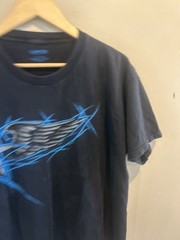Carbon Y2K Mens Graphic Tee Black Large Shirt Clothing