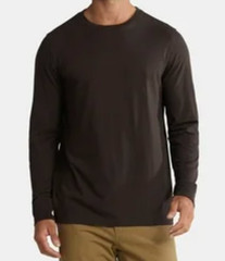 George Mens Long Sleeve Easy Care Crew Neck Causual T-shirts Cotton Lot of 4 3XL