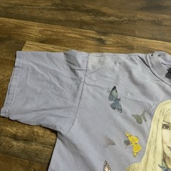 Vintage CHER Farewell Tour T-Shirt Adult Size L Large Butterflies Light Purple
