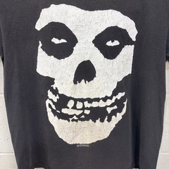 Vintage The Misfits 2001 Skull Horror Punk Rock Band Black M Graphic T-Shirt Tee