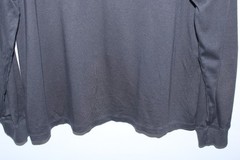 Wolf vs Goat Men’s XL Gray Long Sleeve Henley Neck T-Shirt Made in Italy