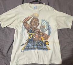 VTG 1993 Reggie Miller Indiana Pacers Salem Sportswear Big Head Shirt Size L