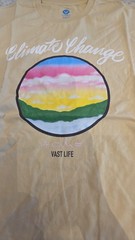 Vast Life – Men’s – Climate Change – 100% Cotton T-Shirt Size: Medium NWT