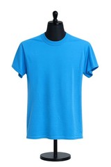 Gildan Heavy Cotton Men’s Blue Solid Crew Neck Short Sleeve T-Shirt Size S
