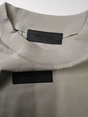 Essentials Fear of God ESSENTIALS Logo Gray Cotton Men’s Crew Neck Tee L