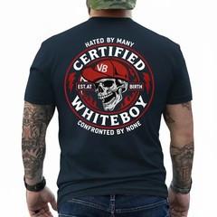 CERTIFIED WHITEBOY Street Skull T-Shirt Menswear Streetwear