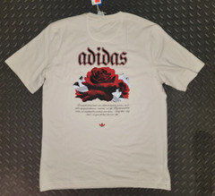 NEW MEN’S ADIDAS ORIGINALS ROSE TREFOIL TEE SHIRT ~SIZE LARGE #KR8876 RARE!