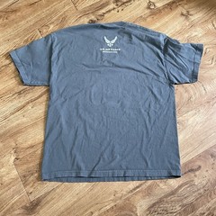Air Force Gray Tshirt Mens Size Measured Short Sleeve Military Graphics Tee
