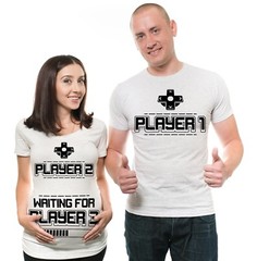 Pregnancy Matching Couple T shirts Pregnancy Announcement Maternity T Shirt