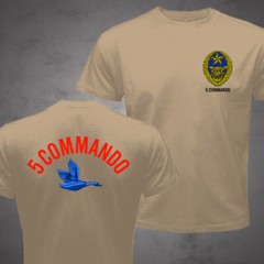 5 Commando Wild Geese Mercenary Unit Mad Mike Congo Military Army T-shirt