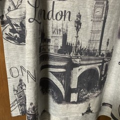 London England United Kingdom Souvenir Gift Unisex T-Shirt Sz XL gray black NEW