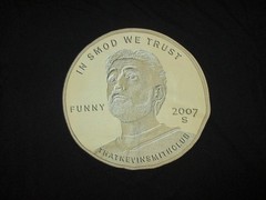 KEVIN SMITH FAN CLUB T SHIRT In Smod We Trust Coin Movie Director Adult XL