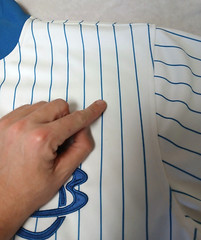 Vintage Bad Boy Brand Baseball Jersey L 1993 Pinstripe Snap Button Shirt Hip Hop