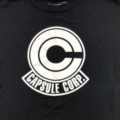 dragon ball Z t shirt mens M black capsule corp. trunks