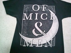 Of Mice And Men OM&M T Shirt Mens Small Black Band T Merch