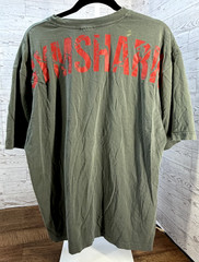 Gymshark Mens Power T Shirt Oversized Fit Short Sleeve Alpine Fractured Green LG