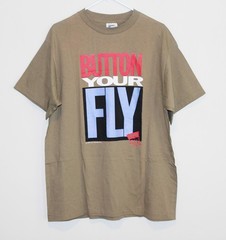 LEVI’S 501 Button Your Fly 1990 Single Stitched T Shirt 80s 90s Brown Men Large