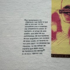 Vintage 90s Monsenor Oscar Romero El Salvador Catholic Prelate T-Shirt – Large