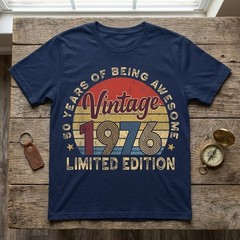 Retro 50th Birthday 1976 50 Year Old Birthday Party Unisex T-Shirt TA79