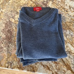 Vintage 90s Mossimo (XXL) – Burgandy/ Claiborne(XL) Gray Sweater Vests LOT of 2